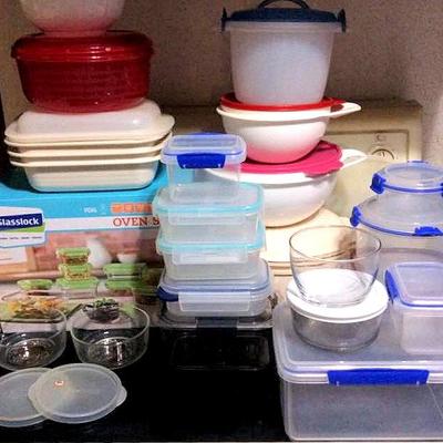 HMT039 Tupperware, Glasslock & Sistema Food Containers and More!
