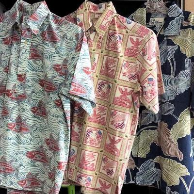 HMT177 Three Small Reyn Spooner Aloha Shirts 