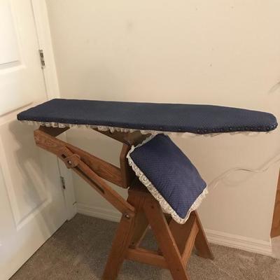 Crafty, step stool & ironing board