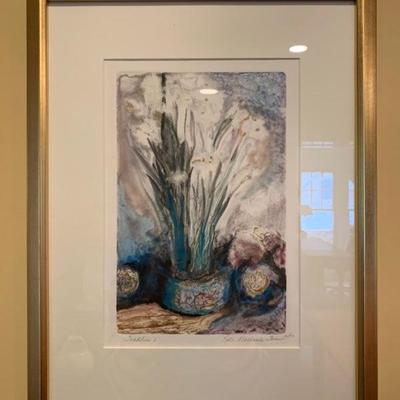Signed Lithograph, Ruth (?), 12/93 