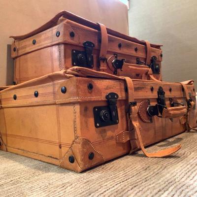 Vintage Leather Suitcases 