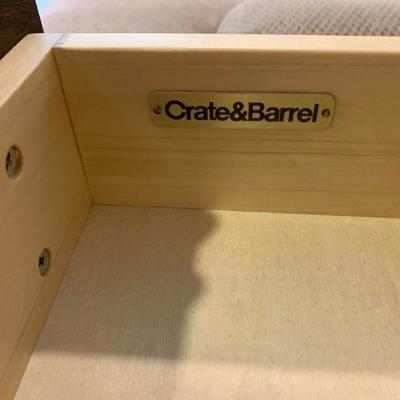 Crate & Barrel End Tables, PAIR 