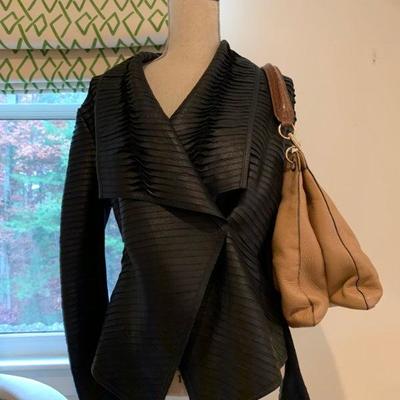 Dress Form, Max Mara Shoulder Bag, Moon and Meadow Jacket 