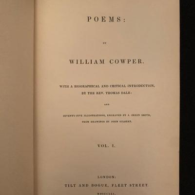 Poems, William Cowper