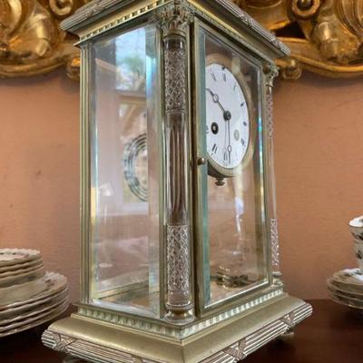 French Carriage Clock with Mercury Weight