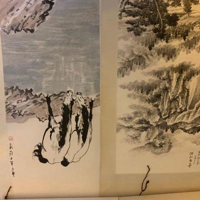 Chinese Ink Scrolls