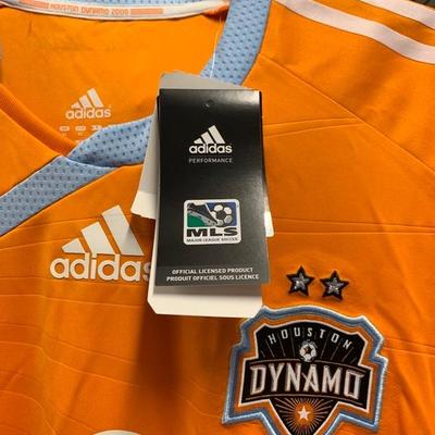 Official Houston Dynamo Jersey with tags.