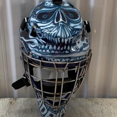 Custom No Fear Hockey Helmet