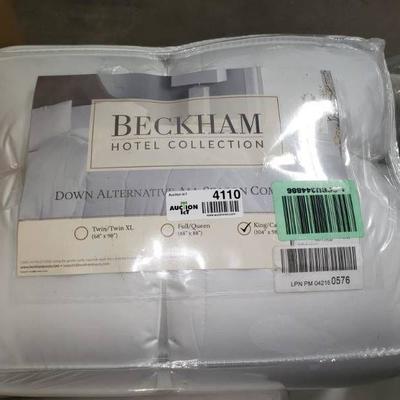 Beckham king sized comforter.