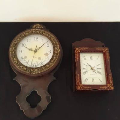 Quarts Wall clock and Clock Key Box