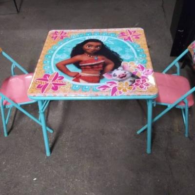 Moana Kids Table and 2 Chairs