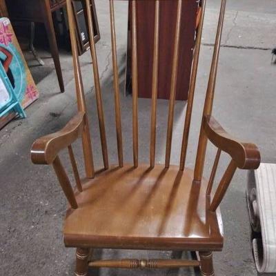 Nice Solid Wood Rocking Chair
