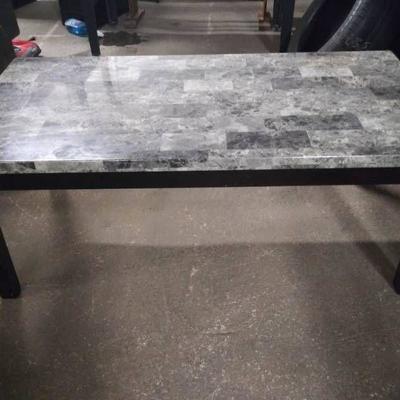 Nice Faux Marble Coffee Table