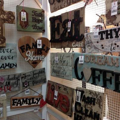 Locally made signs
