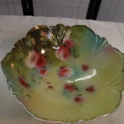 Floral Made in Prussia console bowl dish