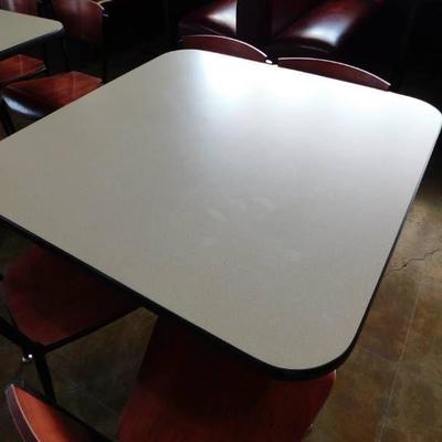 Dining Height Table w Metal Base