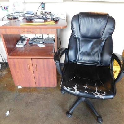 Office Chair and Desk