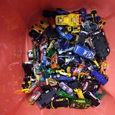 Tote of Hotwheels, Matchbox and More