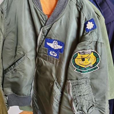 Vintage Air Force flight jacket