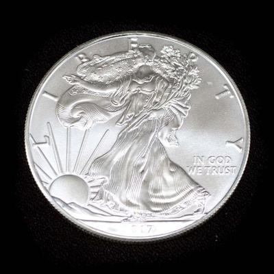 2017 BU American Silver Eagle Dollar Coin