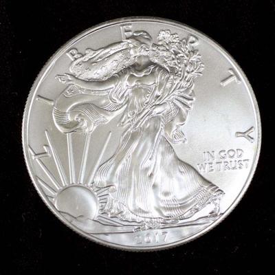 2017 BU American Silver Eagle Dollar Coin