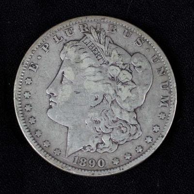 1890-P Morgan Silver Dollar