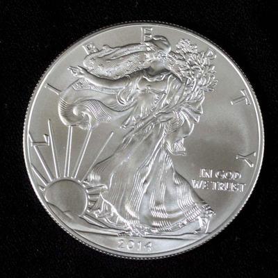 2014 BU American Silver Eagle Dollar Coin