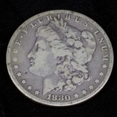 1880-P Morgan Silver Dollar