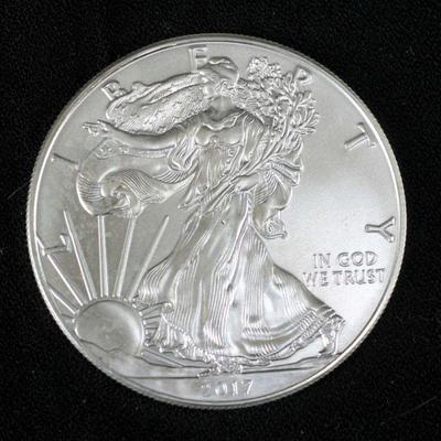2017 BU American Silver Eagle Dollar Coin