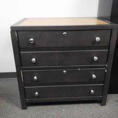 Four Drawer Metal Chest of Drawers