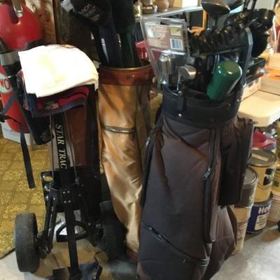 Golf Caddy, Golf Clubs, Golf Bag