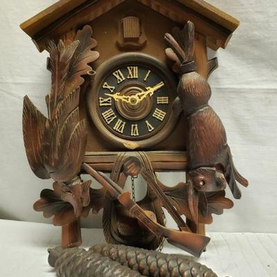 Vtg German Cuckoo Clock