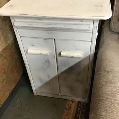 Shabby Chic White Painted Cabinet