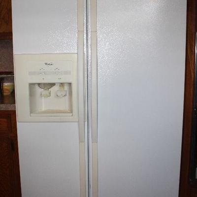 Whirlpool side by side refrigerator freezer model ED27PQ