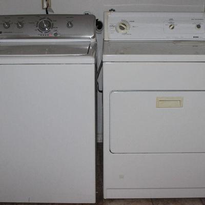 Maytag Centennial Commercial Technology washer and Kenmore 80 Series heavy duty super capacity plus electric dryer