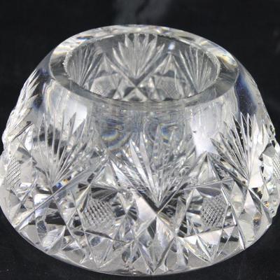 American brilliant cut crystal Paperweight Ink well