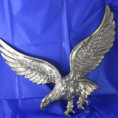 Large Brass Eagle Wall Plaque