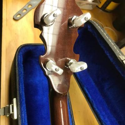 Neck Back of Vintage Gold Star Banjo