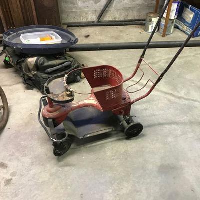 Vintage Metal Toddler Stroller
