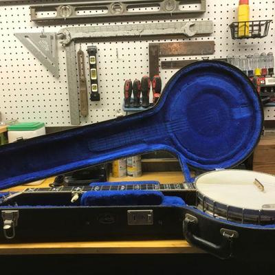 Vintage Gold Star Banjo & Case