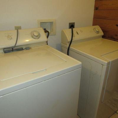 Maytag washer and dryer- these will be sold as a set