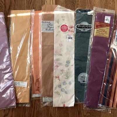 Assortment of new tissue paper