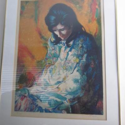 Listed Art Oils, Prints, Lithographs & Artist Proofs  