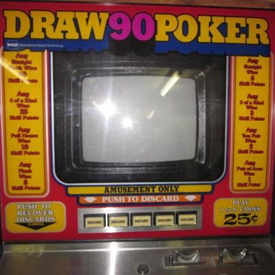 Vintage Draw 90 Poker Machine 