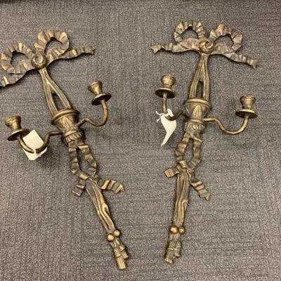Brass Wall Candelabra Sconces
