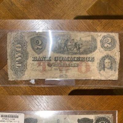 Civil War CSA Confederate Bonds / Paper Money