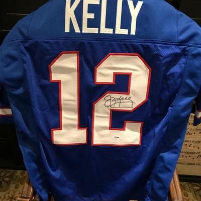 Autographed Jim Kelly Football Jersey