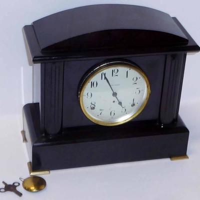 Antique Seth Thomas Mahogany Mantle Clock