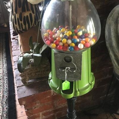 Vintage Gum Ball Machine 