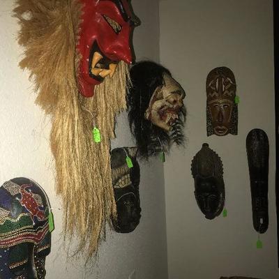Collection of African Mask 